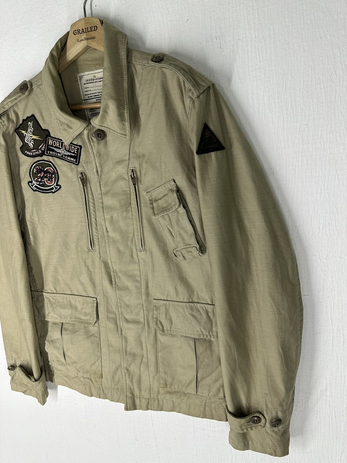 Japanese Brand 291295=Homme Military Colture Tactical Army Jacket Size US M / EU 48-50 / 2 - 2 Thumbnail