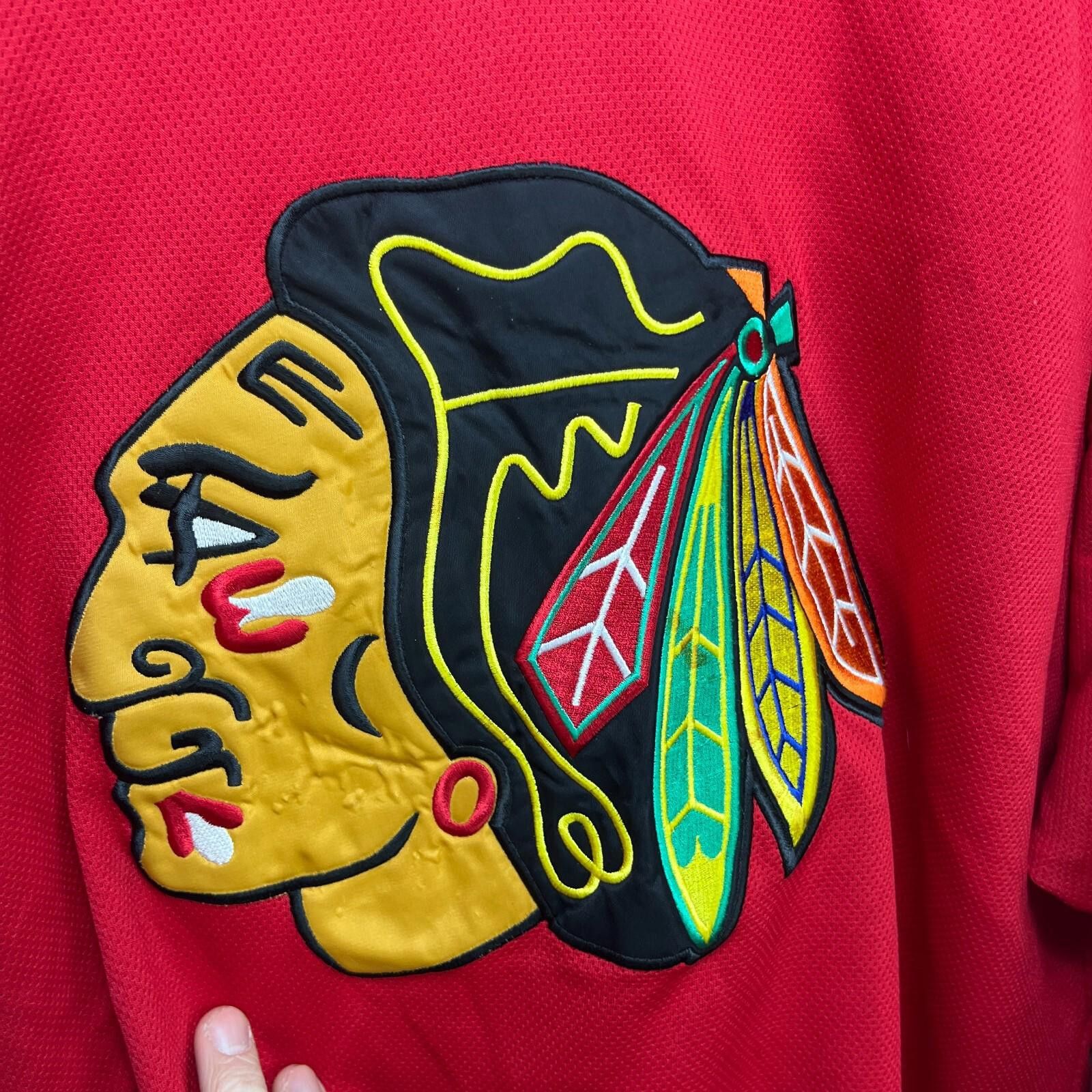 Pro Player Vintage 90s Chicago Blackhawks Hockey Jersey Large Size ONE SIZE - 2 Thumbnail