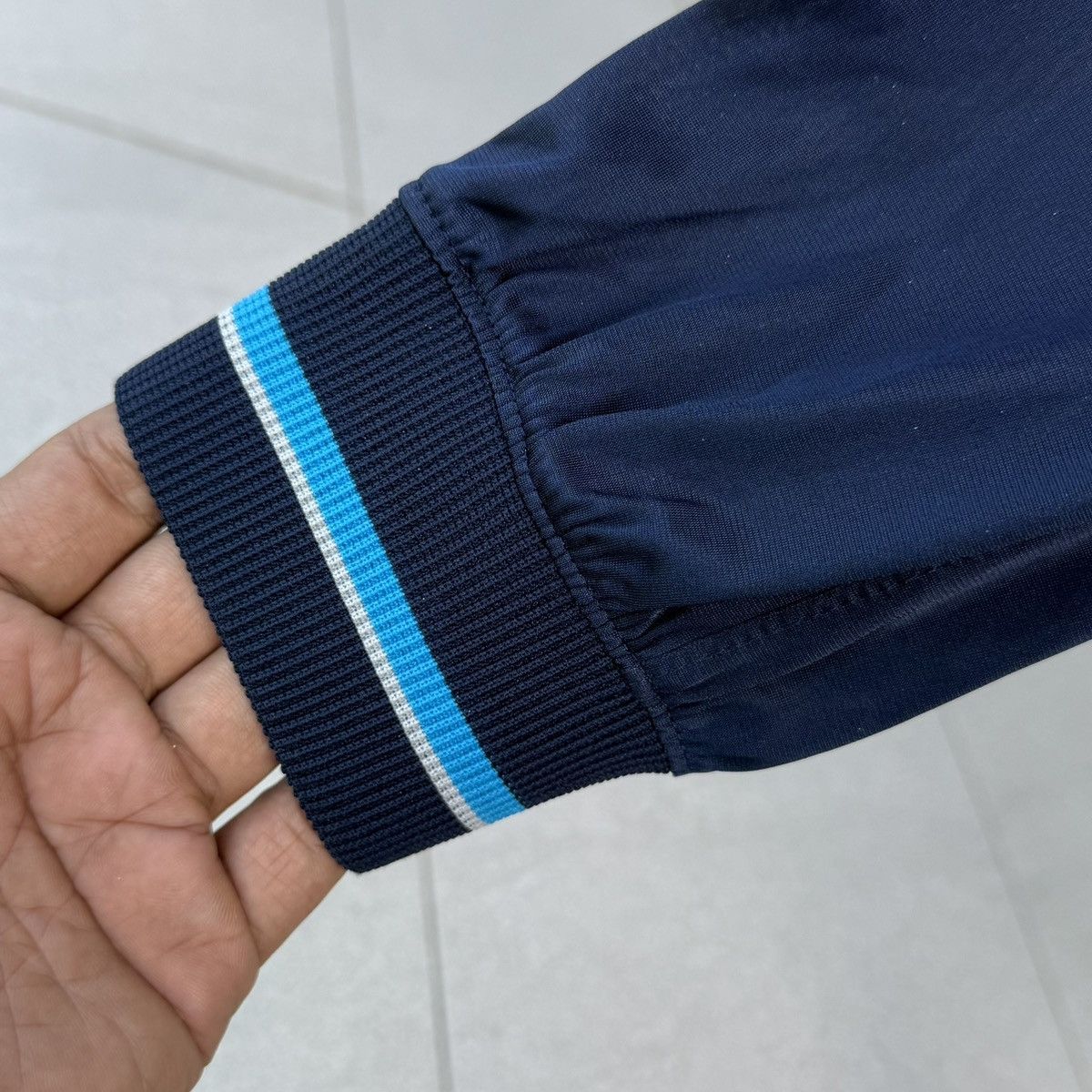 Nike VTG 80s Nike JacketJapan Navy Mesh Lined Archive Windbreaker Size US XL / EU 56 / 4 - 11 Thumbnail