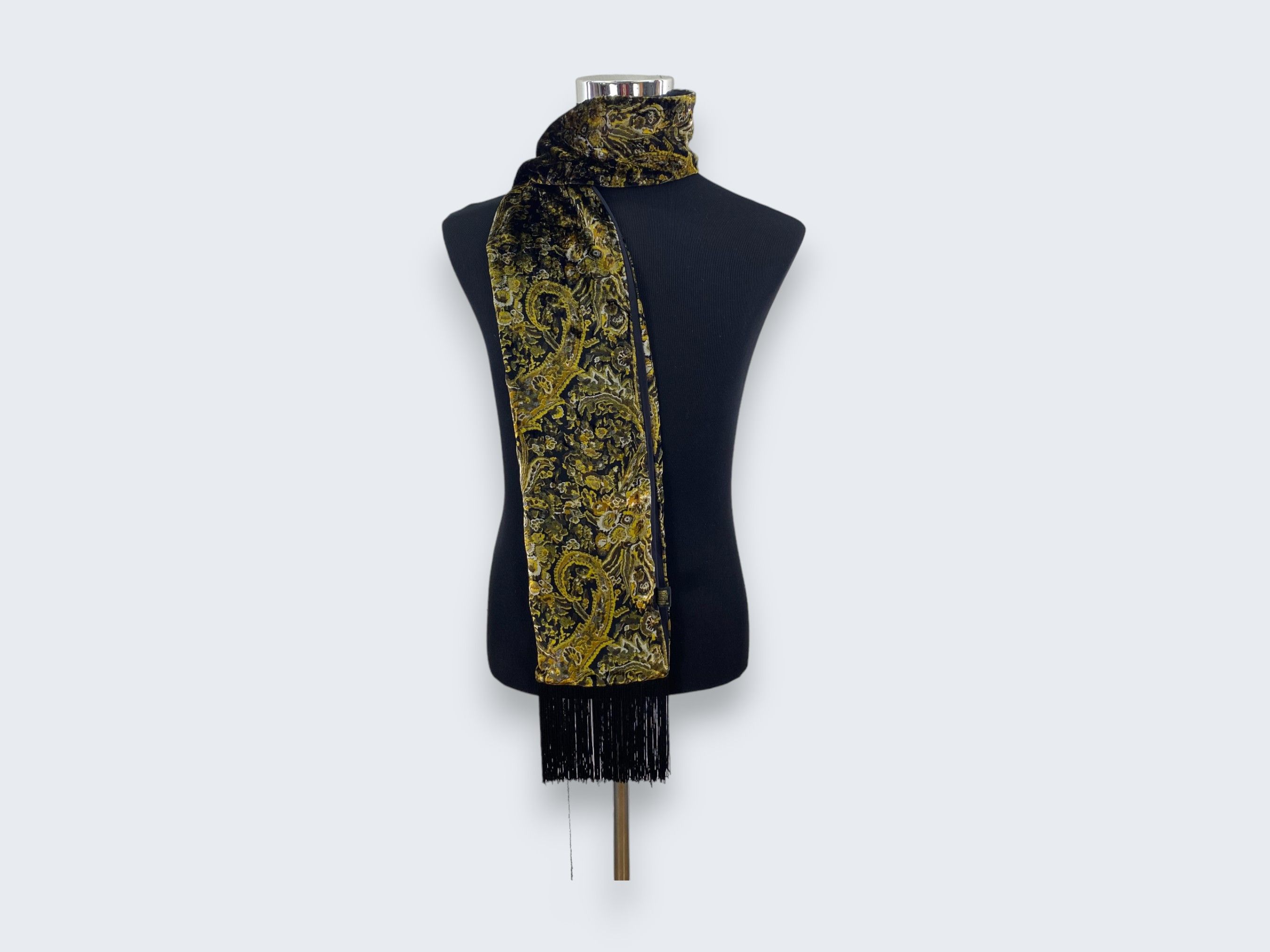 Designer × Vintage Vintage 90s Pinto Floral Silk Scarf Muffler SSC359 Size ONE SIZE - 2 Thumbnail