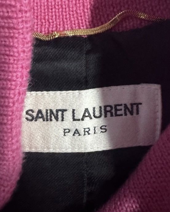 Saint Laurent Paris 17SS Teddy Jacket in Pink Size US XXS / EU 40 - 5 Thumbnail