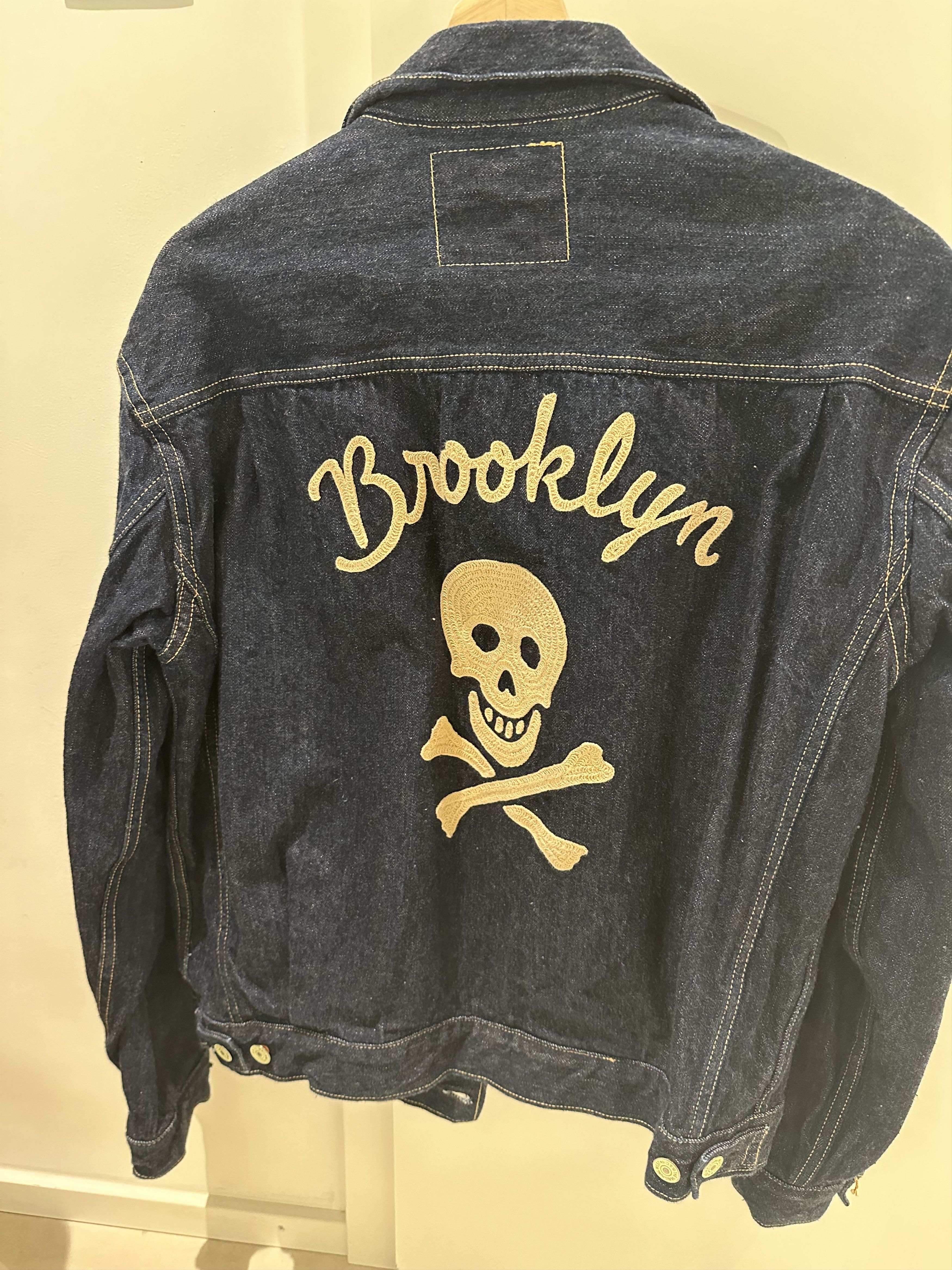 image of Freewheelers Lot507Xx Brooklyn Denim Jacket in Blue, Men's (Size XL)