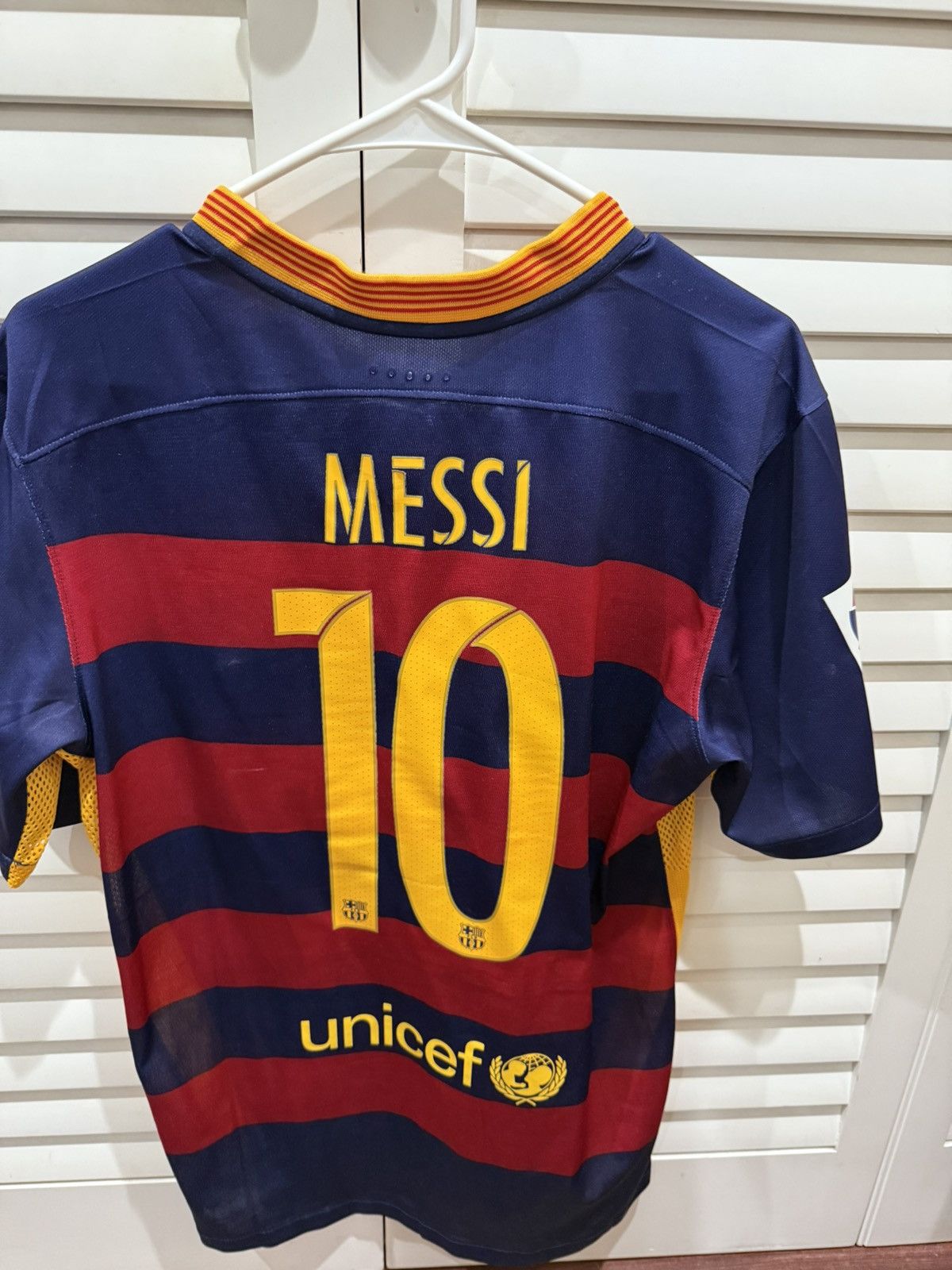 Custo Barcelona Lionel Messi Barcelona Jersey Size US L / EU 52-54 / 3 - 2 Thumbnail