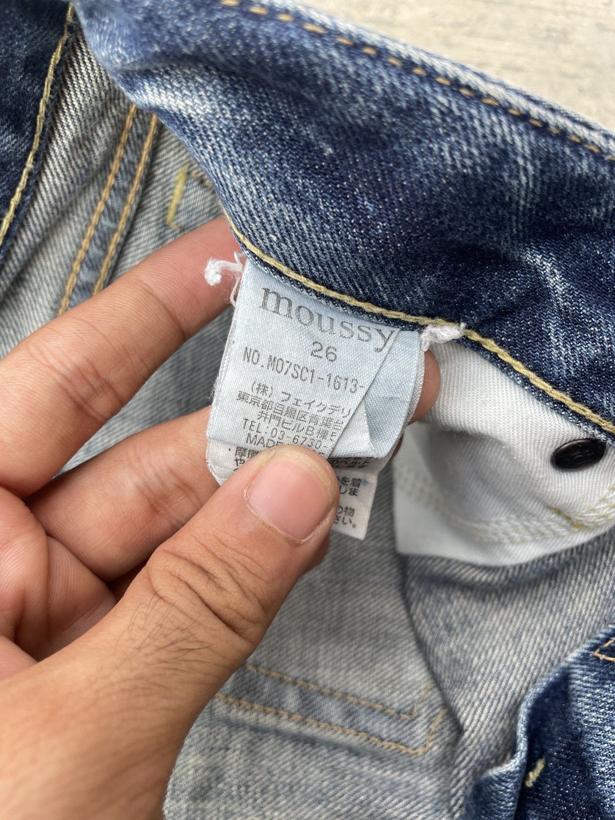 Japanese Brand 2000s JAPANESE BRAND MOUSY VINTAGE DISTRESSED FLARE JEANS Size US 30 / EU 46 - 4 Thumbnail
