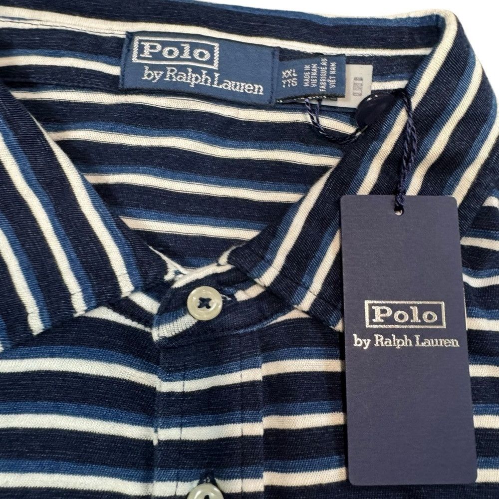 Polo Ralph Lauren NWT New $148 Polo Ralph Lauren Striped Jersey Polo Cotton S Size US XXL / EU 58 / 5 - 6 Thumbnail