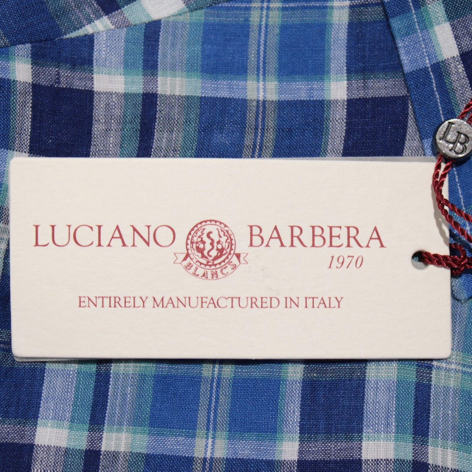Luciano Barbera Luciano Barbera New with tags Shirt Size M US In Blue Size US M / EU 48-50 / 2 - 2 Thumbnail