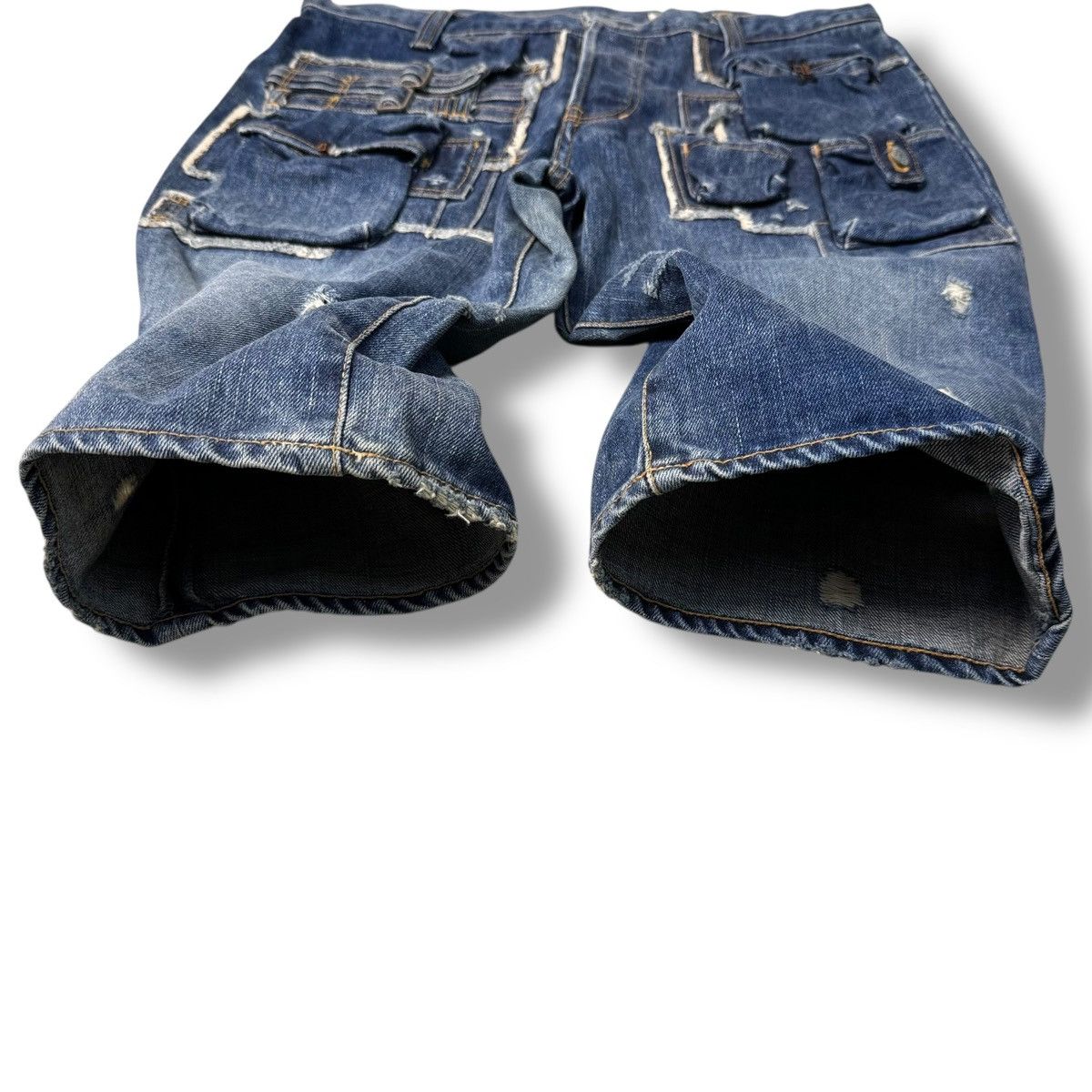Issey Miyake Sunao Kuwahara Issey Miyake Multi Pocket Denim Short Size US 32 / EU 48 - 14 Thumbnail