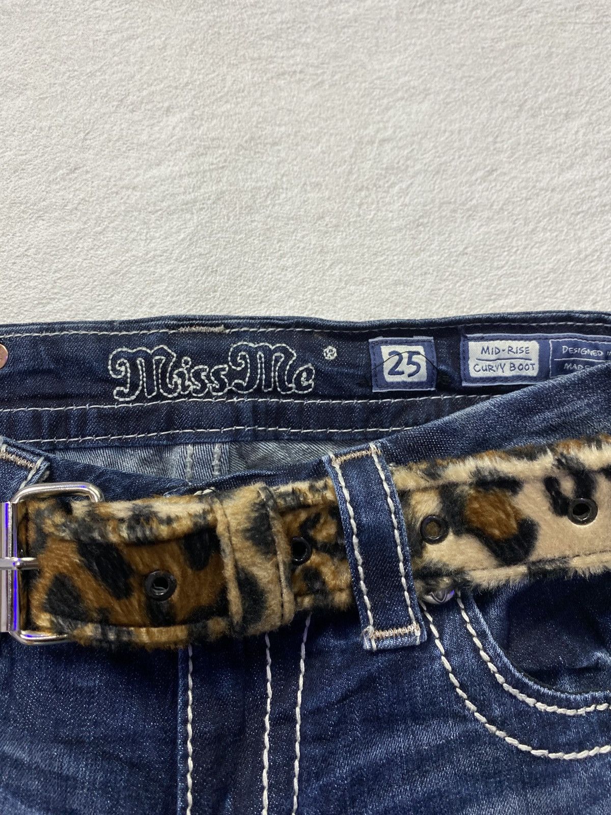 Hysteric Glamour × If Six Was Nine × Japanese Brand Miss me washed studed flare jean Size US 29 - 7 Thumbnail