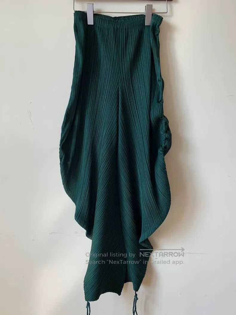 Issey Miyake Issey Miyake size:3 Green Long Pants Size 22" - 1 Thumbnail
