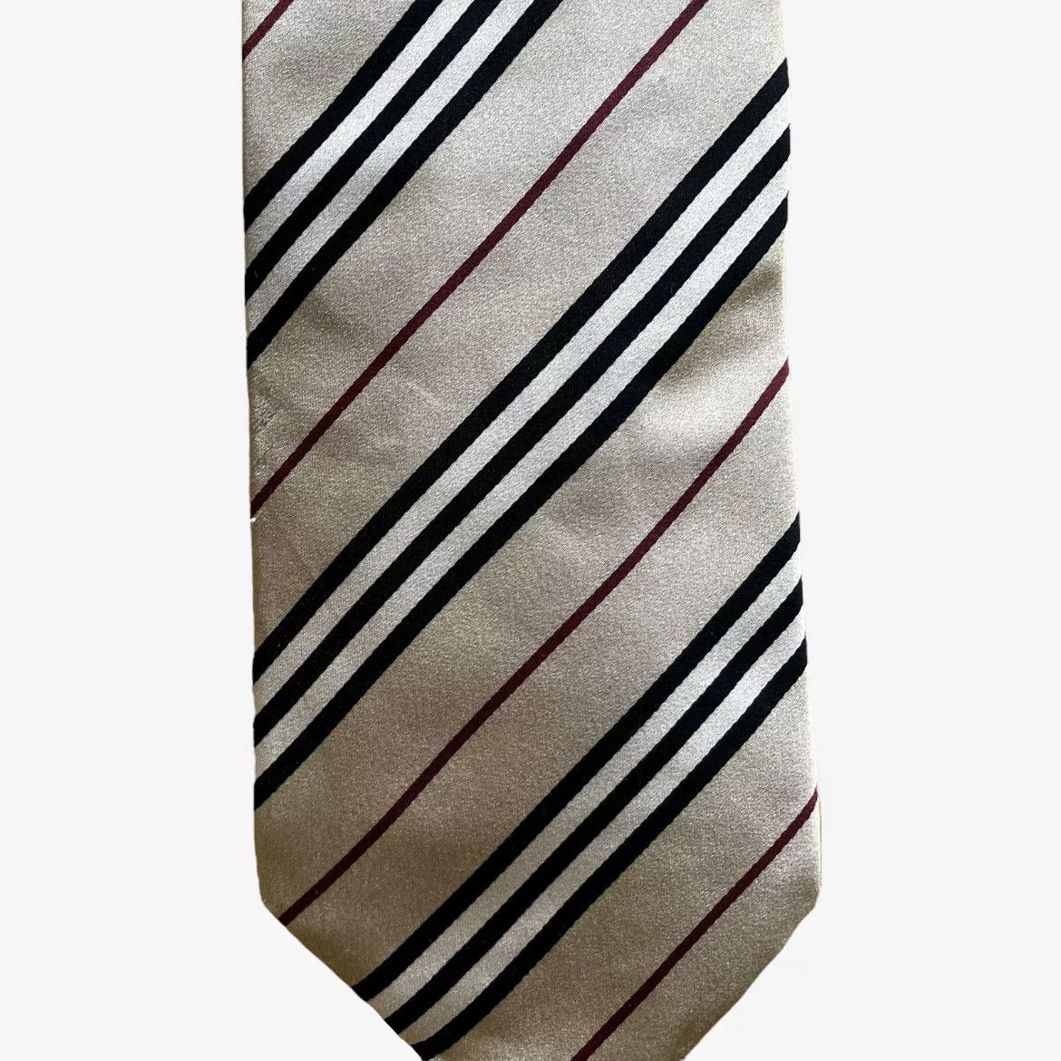 Burberry Vintage Y2K Burberry Nova Check Silk Tie Size ONE SIZE - 4 Thumbnail