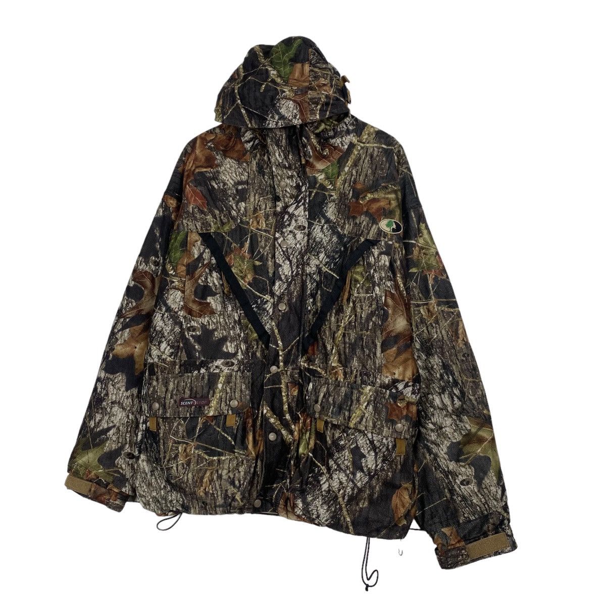 Russell Athletic × Vintage Russel outdoor Parka zipper hoodie real tree Size US L / EU 52-54 / 3 - 2 Thumbnail