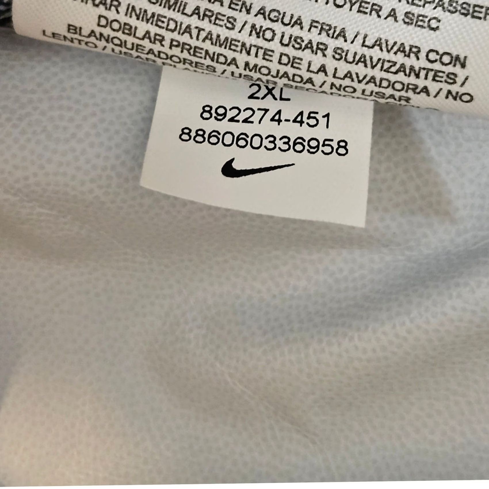 Nike Nike Shield Golf Jacket Mens Size 2XL Navy Blue Full Zip Lightweight 892274-010 Size US XXL / EU 58 / 5 - 6 Thumbnail
