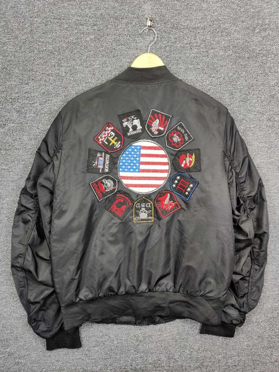 American Stitch Vintage American Stitch MA-1 Bomber Flight Jacket Size US L / EU 52-54 / 3 - 8 Thumbnail