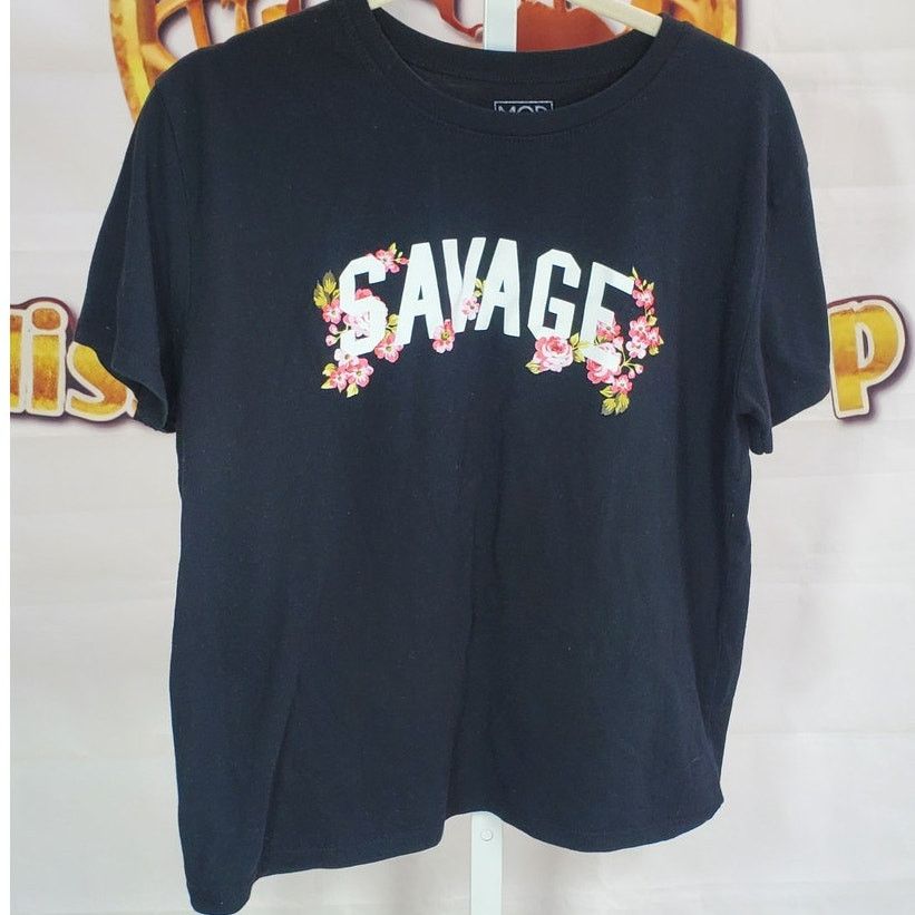 Other Modern Lux Black Savage Graphic Tee Size L Size L / US 10 / IT 46 - 1 Thumbnail