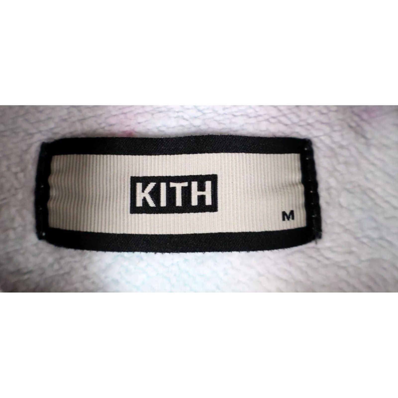 Kith KITH Equality Hoodie Sweatshirt Men's Medium Multicolor Tie Dye Embroidered Heavyweight Cotton Blend Pullover Size US M / EU 48-50 / 2 - 3 Thumbnail