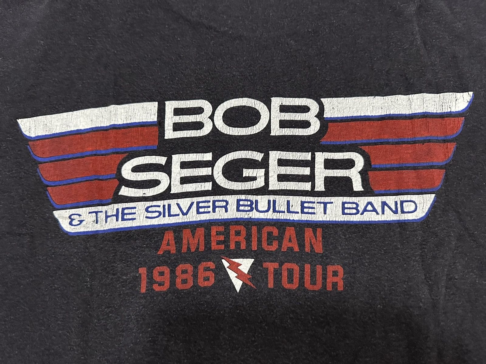 Band Tees Vintage 80’s Bob Seger and The Silver Bullet Band Tshi Size US L / EU 52-54 / 3 - 4 Thumbnail