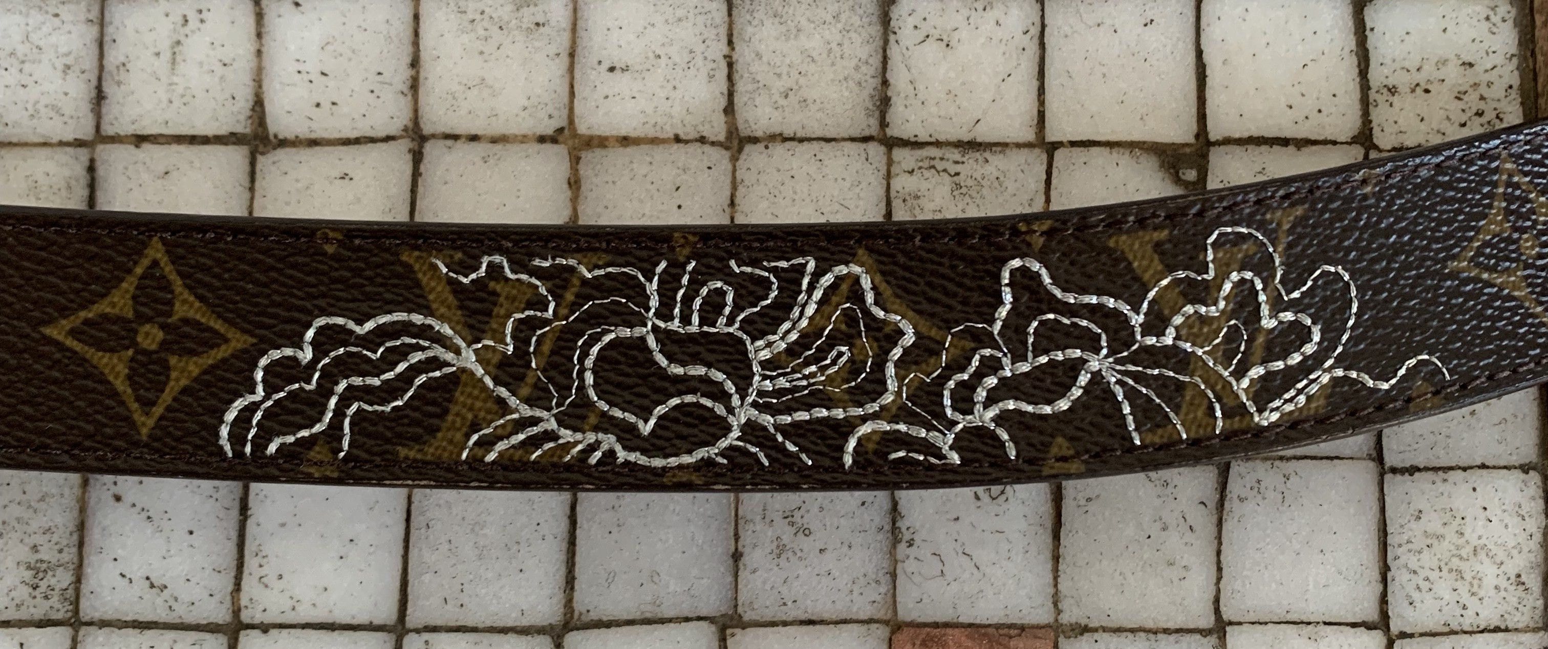 Louis Vuitton S/S 2007 Louis Vuitton Dentelle Monogram Belt + Accessories Size 28 - 4 Thumbnail
