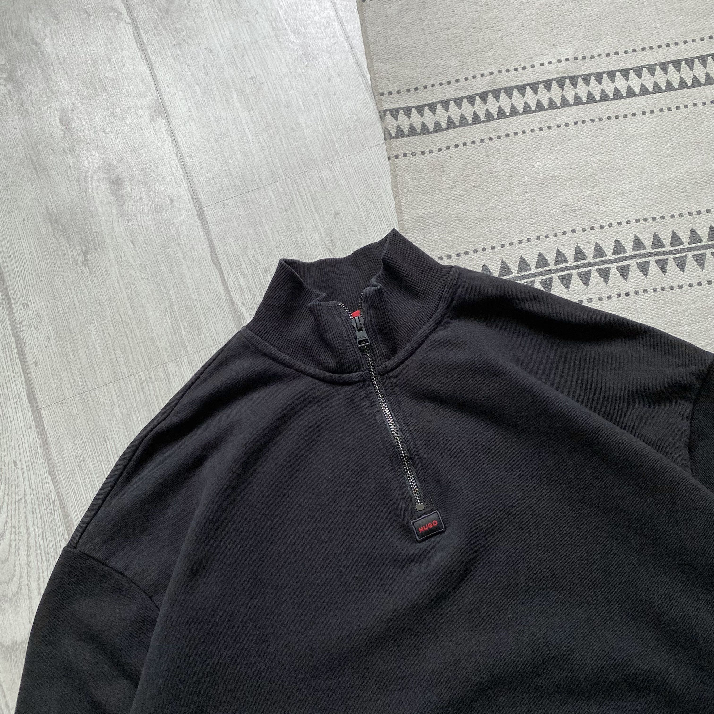 Hugo Boss Designer Hugo Boss Boxy sweatshirt half zip Center Logo Size US L / EU 52-54 / 3 - 2 Thumbnail