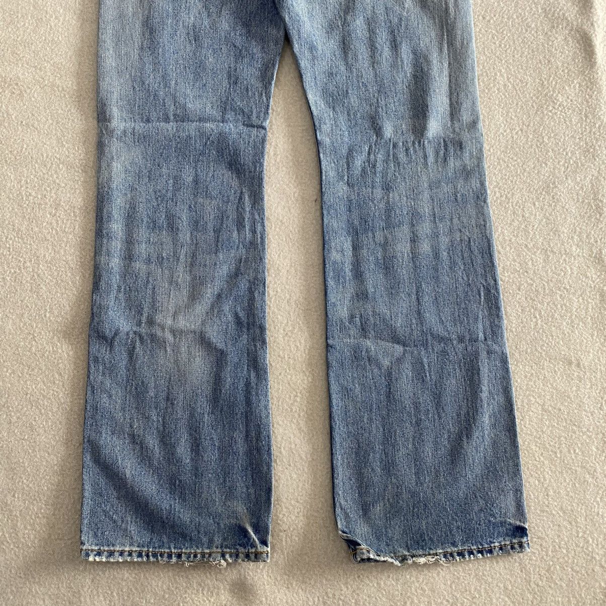 If Six Was Nine × Japanese Brand Polo Ralph Lauren Flared Distressed Denim w34 Size US 34 / EU 50 - 8 Thumbnail
