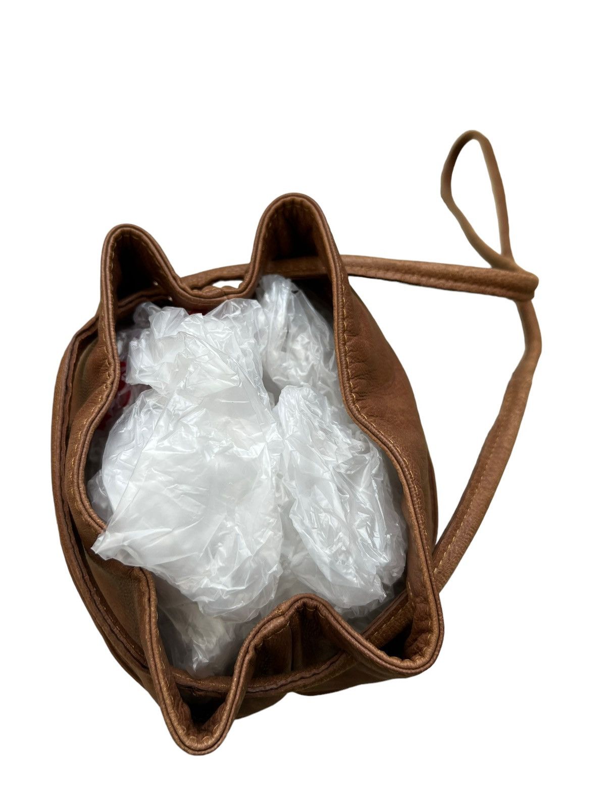 If Six Was Nine × Le Grande Bleu (L.G.B.) GOA Japan Patina Goat Goatskin Leather Bucket Bag Size ONE SIZE - 15 Thumbnail