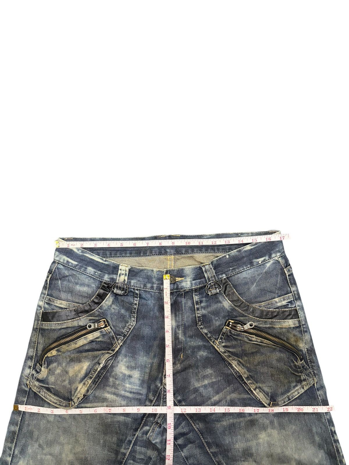 PPFM Vintage PPFM Bleached Wash Distress Banana Jeans Size US 34 / EU 50 - 6 Thumbnail
