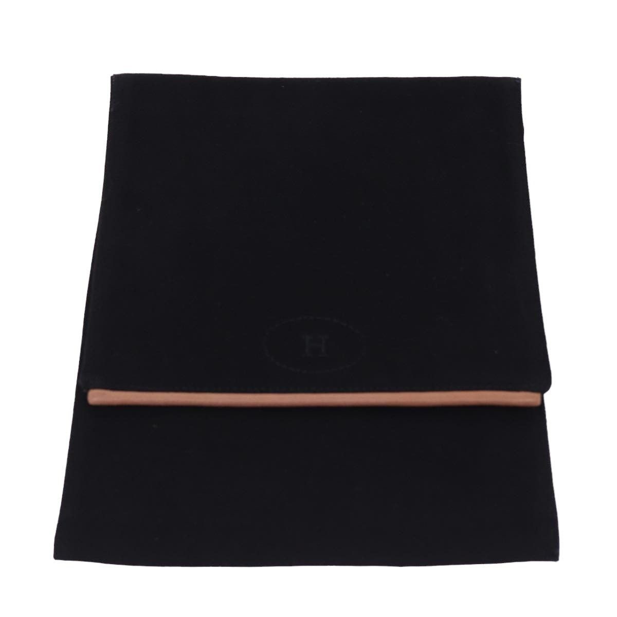 Hermes HERMES Shoes Case Hand Bag Canvas Black Size ONE SIZE - 13 Thumbnail
