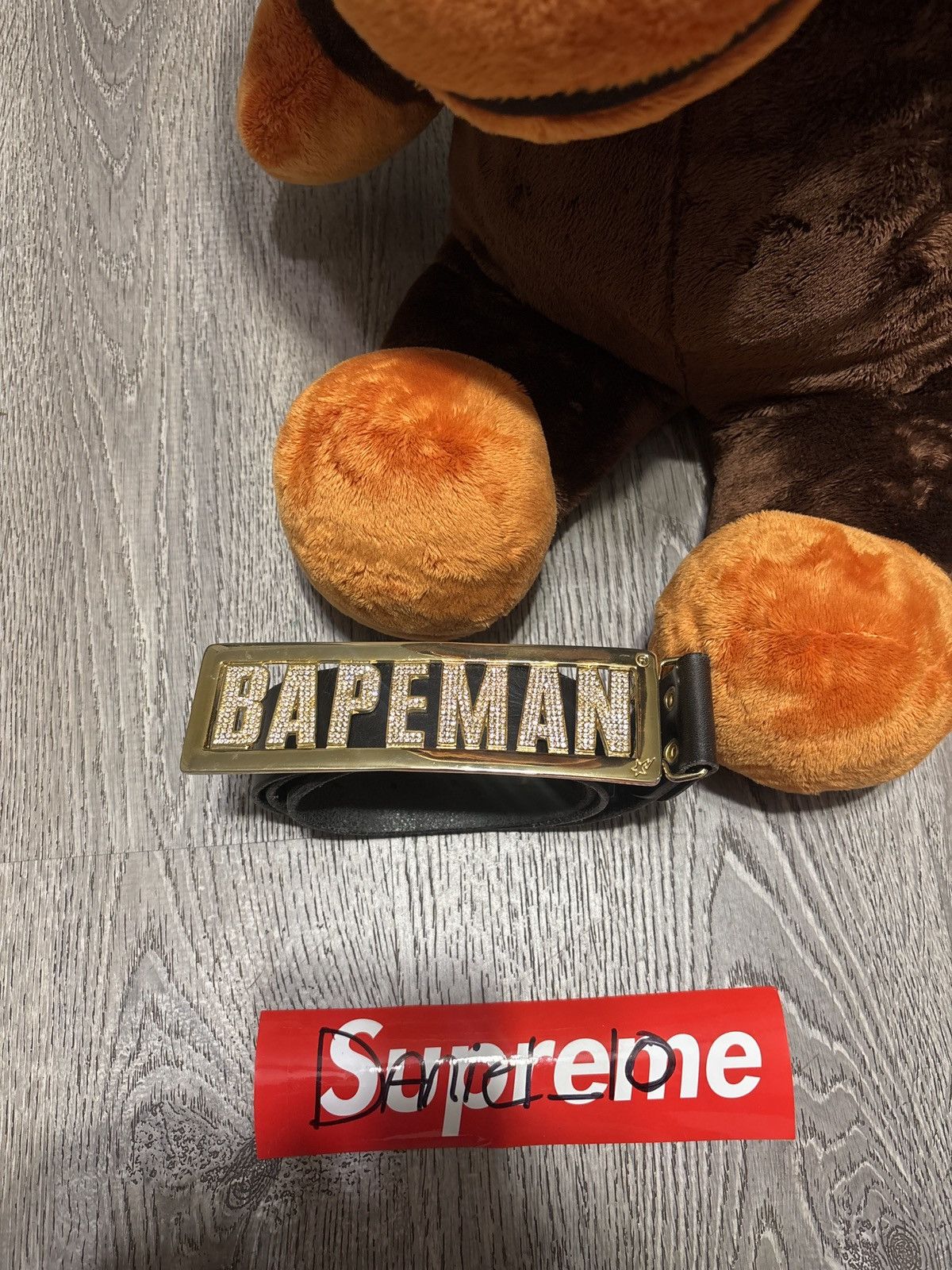 00S RARE! BAPEMAN BELT NIGO ERA