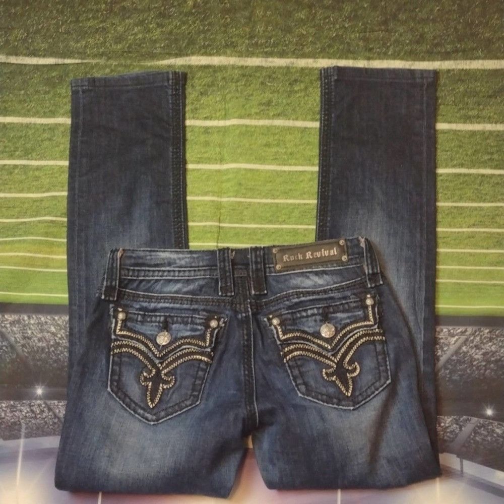 Rock Revival ROCK revival Darcy straight jeans size 26 Size 26" / US 2 / IT 38 - 5 Thumbnail