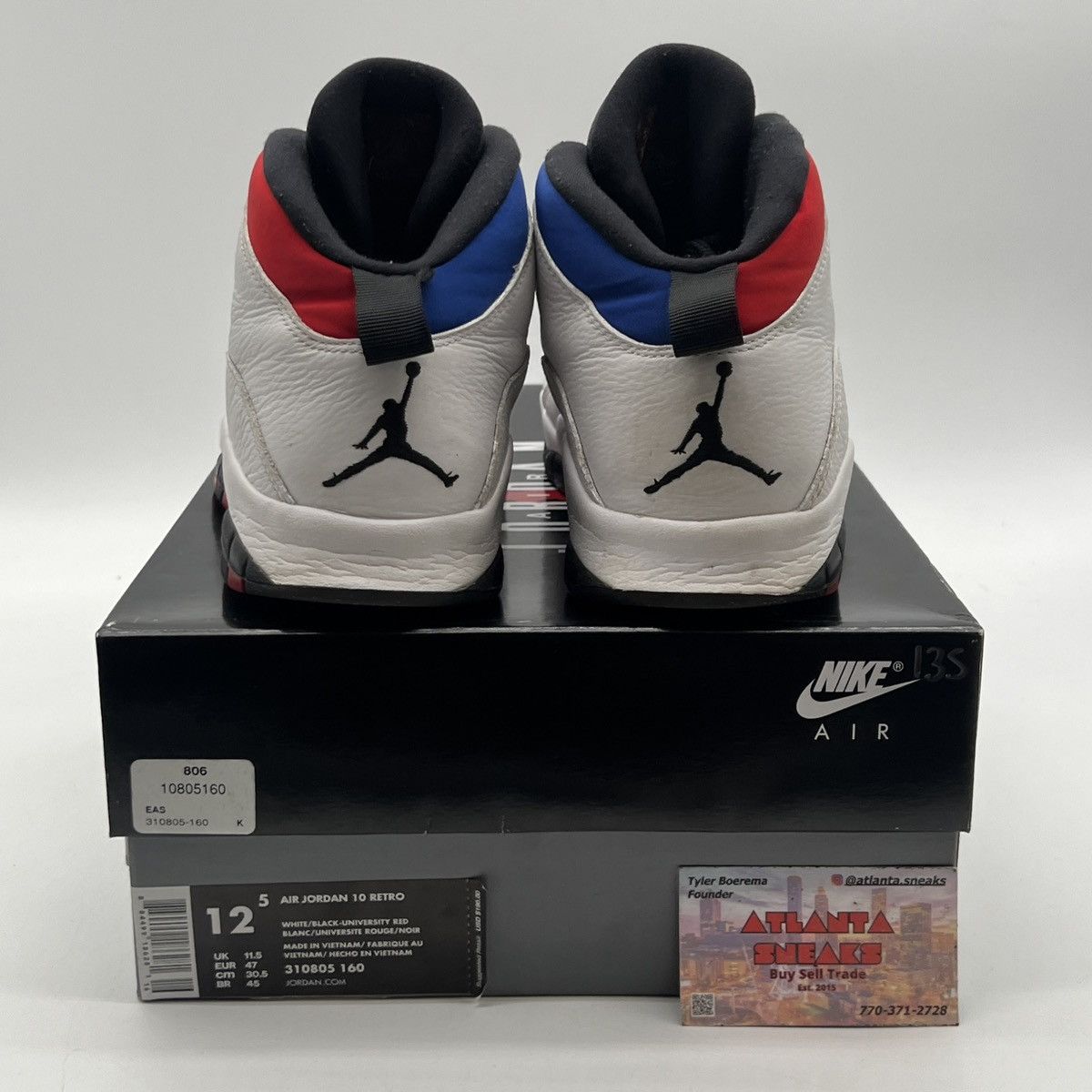 Jordan Brand Air Jordan 10 Westbrook class of 2006 Size US 12.5 / EU 45-46 - 3 Thumbnail