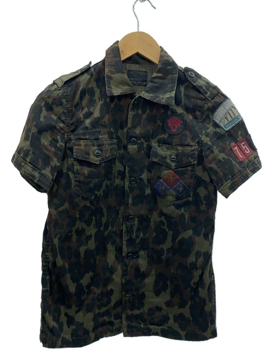 Hysteric Glamour Hysteric Glamour Cotton Short Sleeve Shirt Khaki Size US S / EU 44-46 / 1 - 1 Thumbnail
