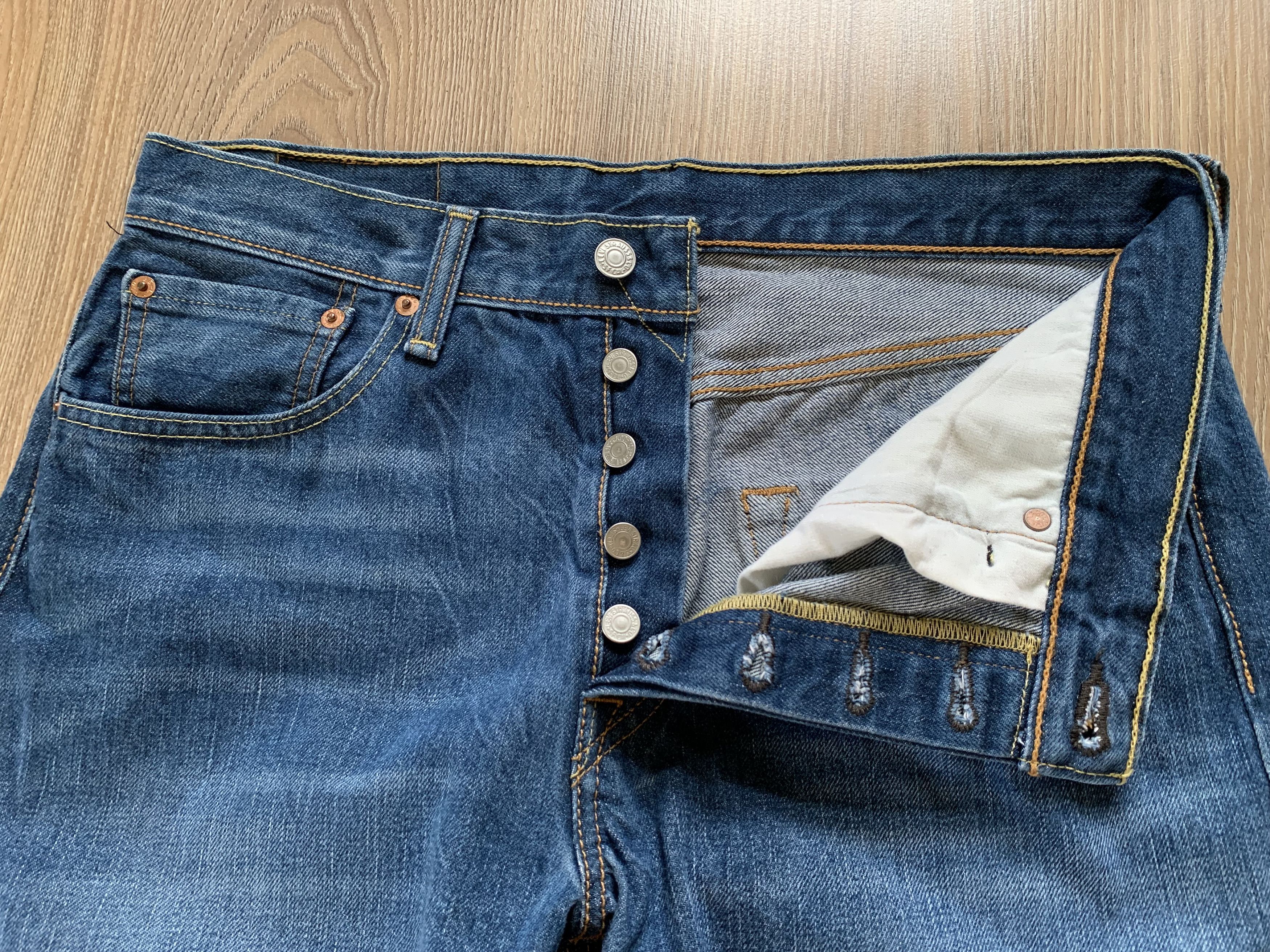 Levi's Levi's 501 Distressed Blue Jeans Size US 32 / EU 48 - 5 Thumbnail