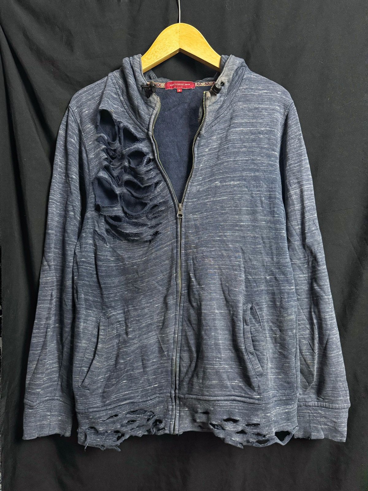 If Six Was Nine × Japanese Brand × Le Grande Bleu (L.G.B.) Distressed Hoodie Faded ALR Ifsixwasnine lgb Size US M / EU 48-50 / 2 - 2 Thumbnail
