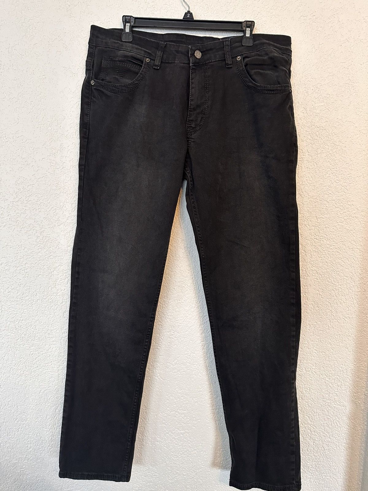 Armani Armani Jeans Slim Fit Denim Pants – W36 L34 – Grey / Black Size US 34 / EU 50 - 1 Thumbnail