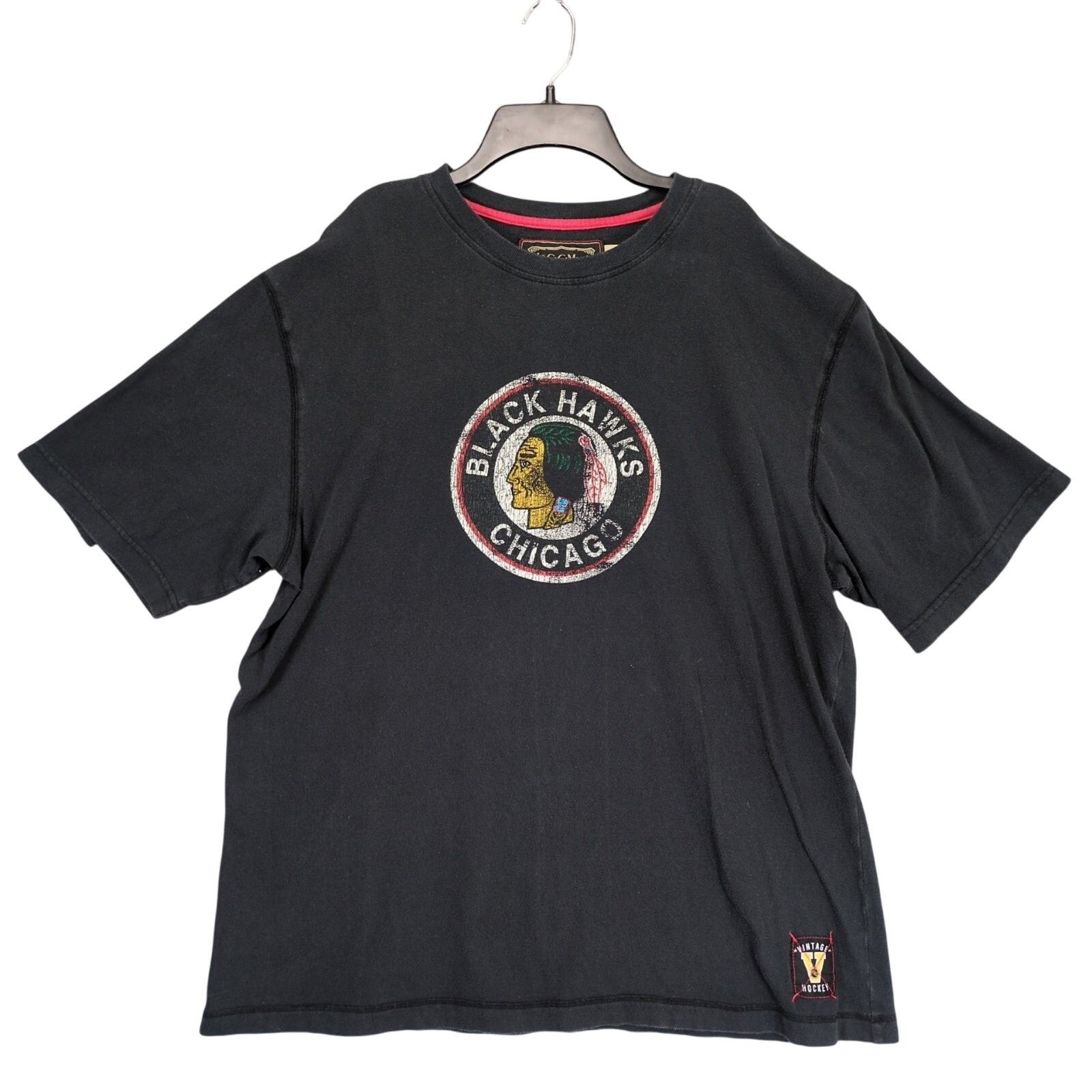 Ccm CCM Men's M Black Hawks Chicago Vintage Hockey T-Shirt Size US M / EU 48-50 / 2 - 1 Thumbnail
