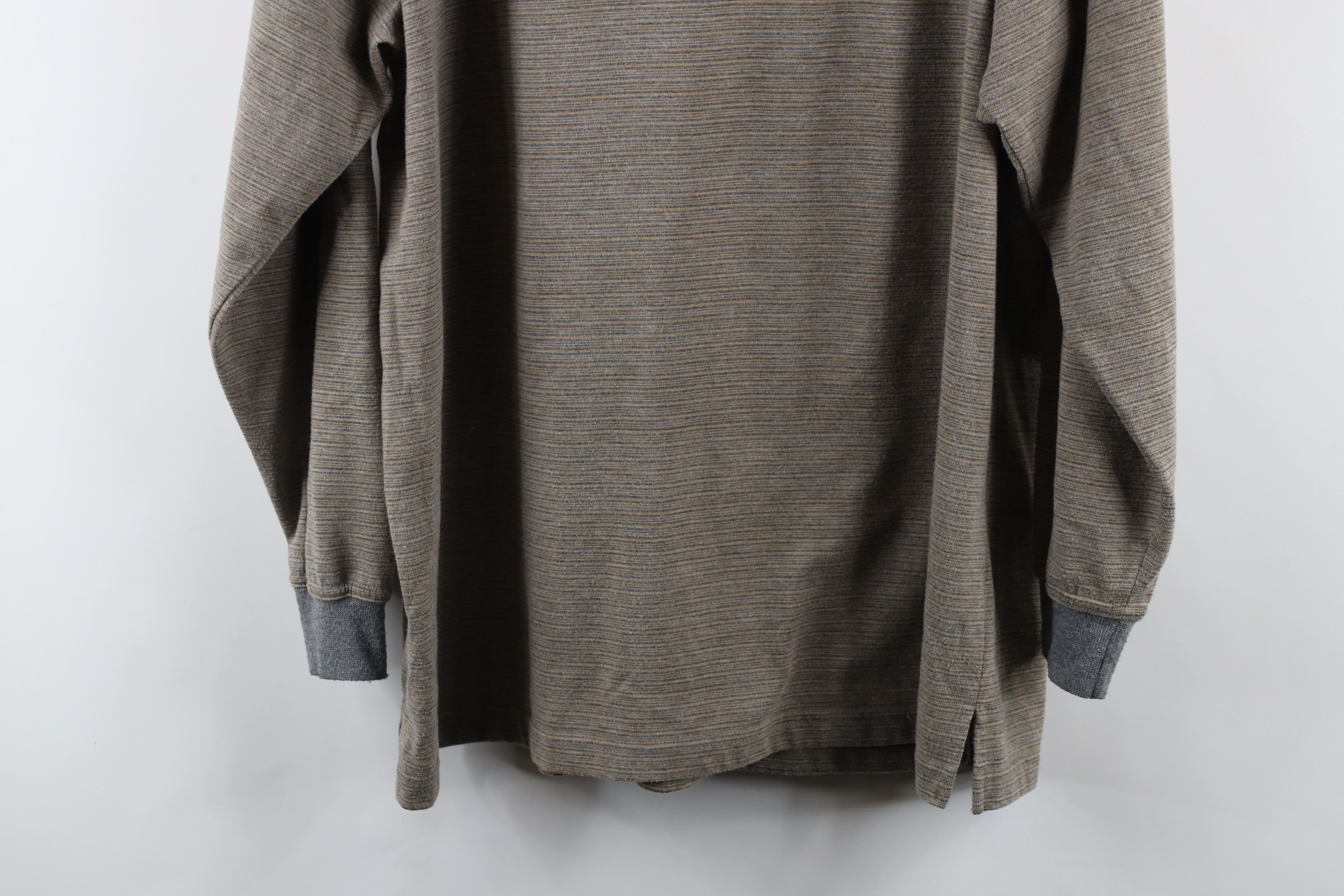 Vintage Vintage 90s Streetwear Striped Long Sleeve Rugby Polo Shirt Size US M / EU 48-50 / 2 - 13 Thumbnail