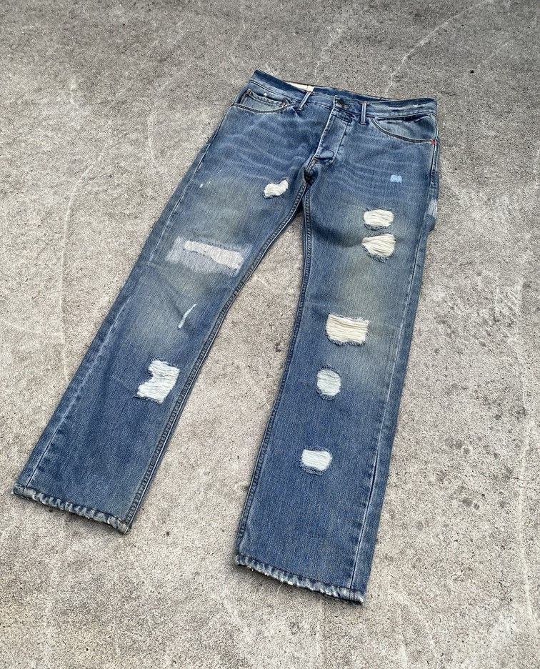 20471120 × 55DSL 55 DSL Mod Pearn Slimfit distressed denim undercover style Size US 30 / EU 46 - 1 Thumbnail