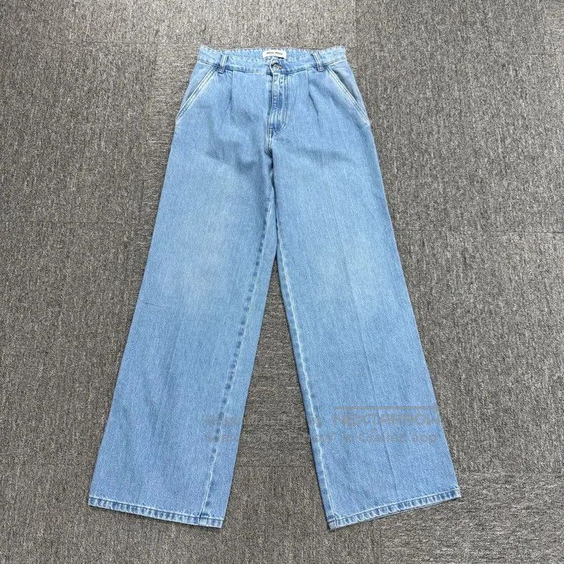 Miu Miu MIUMIU Embroidered Letter Denim Jeans. Size US 36 / EU 52 - 1 Thumbnail