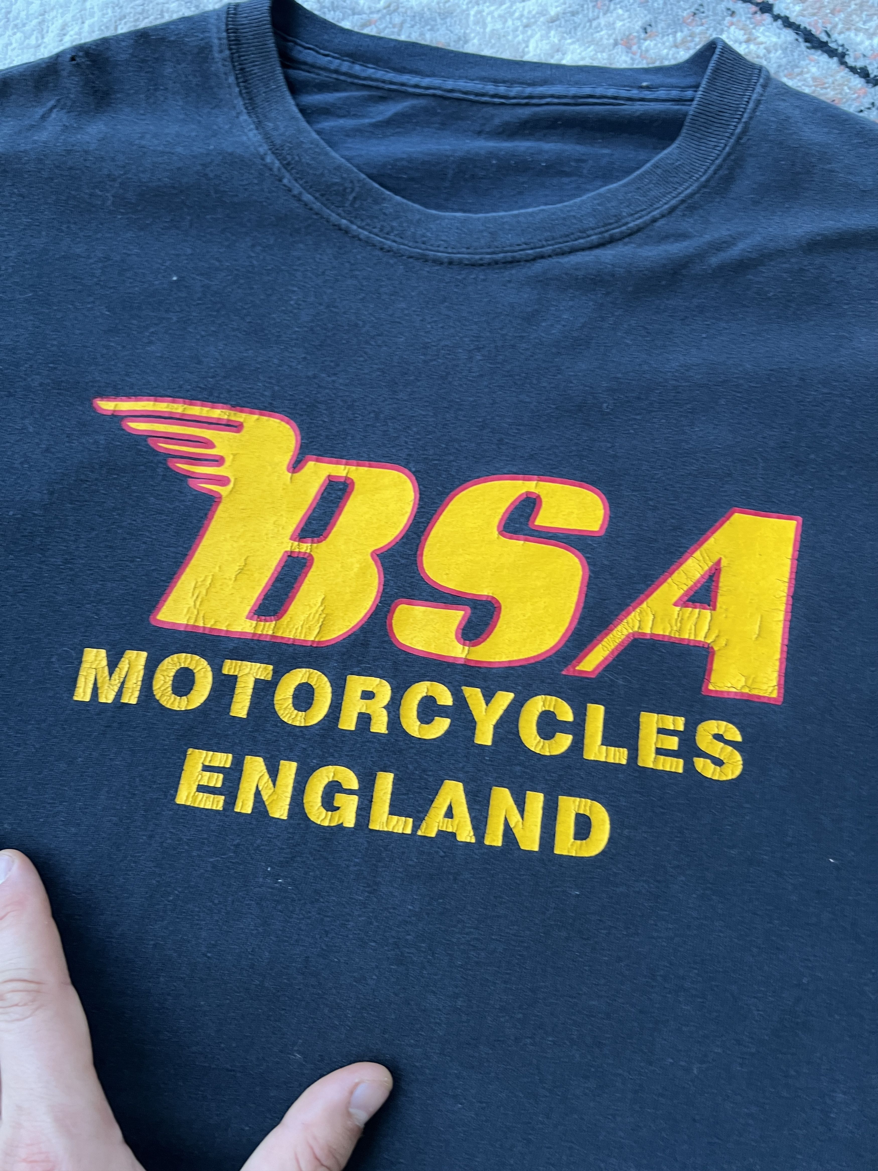 Vintage Vintage BSA Motorcycles England Tee Size US L / EU 52-54 / 3 - 6 Thumbnail