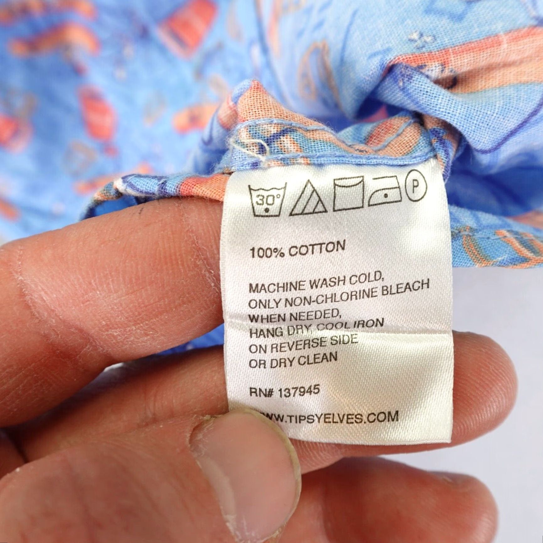 Vintage Tipsy Elves Shirt Mens Small Blue Sausage Party Collection Hawaiian Button Up Shirt Size US S / EU 44-46 / 1 - 5 Thumbnail