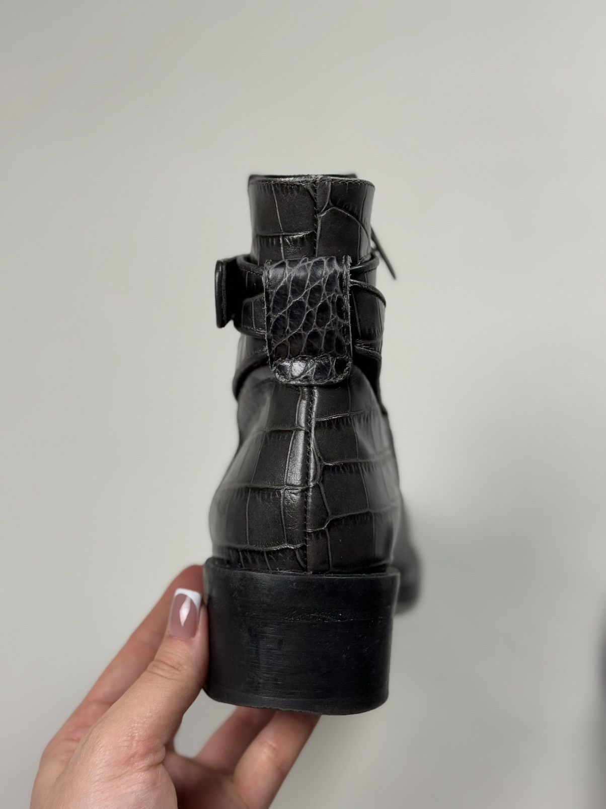 DOROTHEE SCHUMACHER Schumacher Ladies Leather Ankle Zip Combat Boots Size 38 Size US 8 / IT 38 - 15 Thumbnail