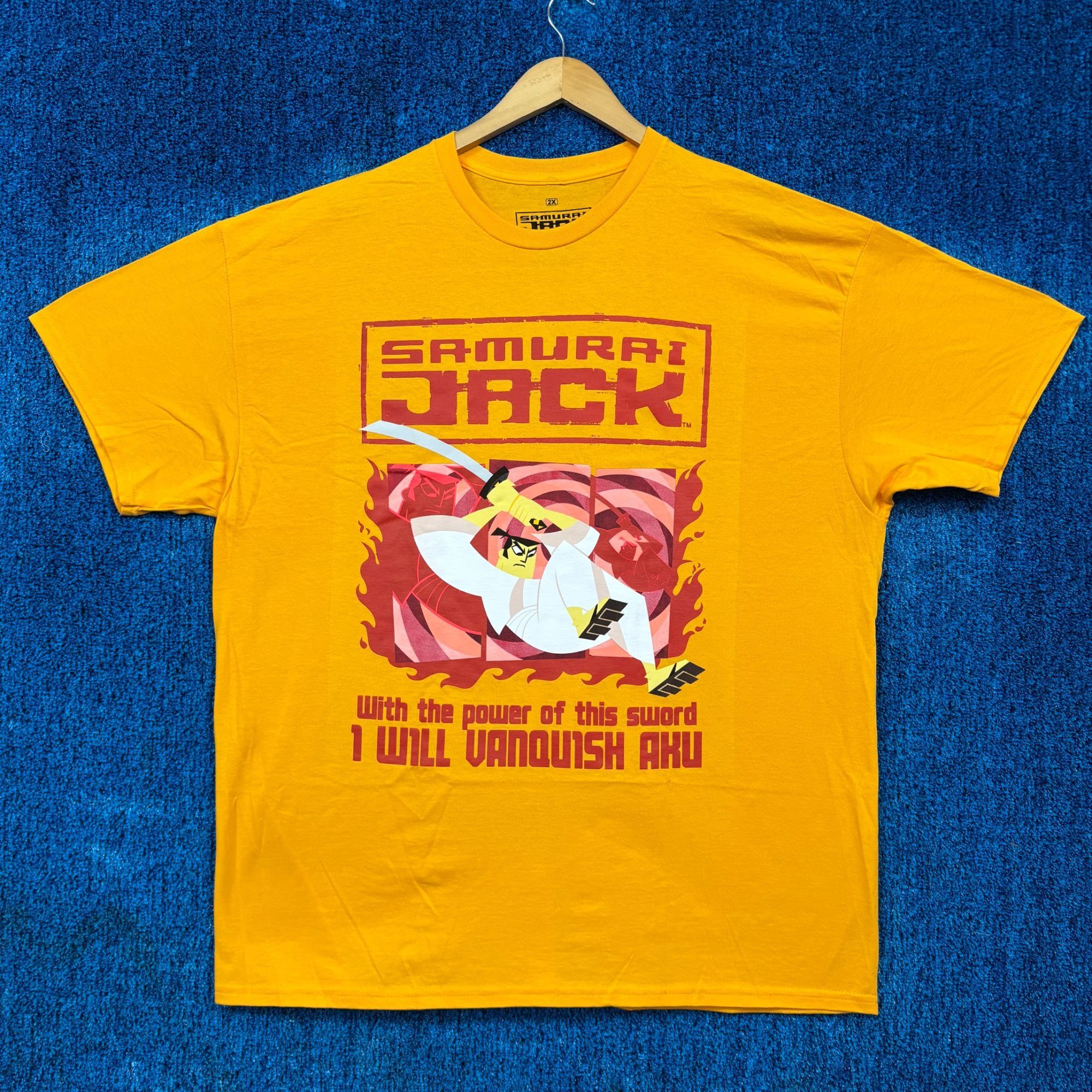 Cartoon Network Samurai Jack I Will Vanquish Aku Cartoon Network Show Tee 2X Size US XXL / EU 58 / 5 - 1 Thumbnail