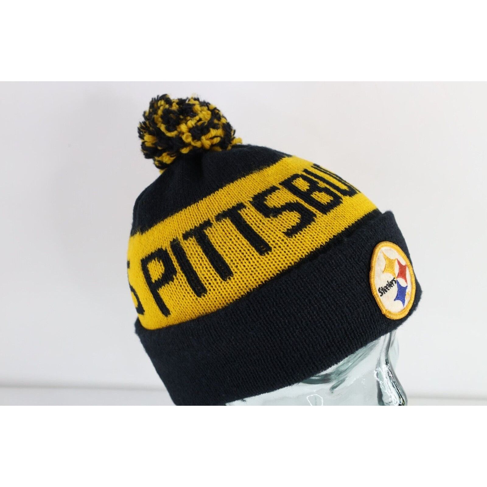 Vintage Vintage 70s 80s Pittsburgh Steelers Football Pom Beanie Size ONE SIZE - 3 Thumbnail
