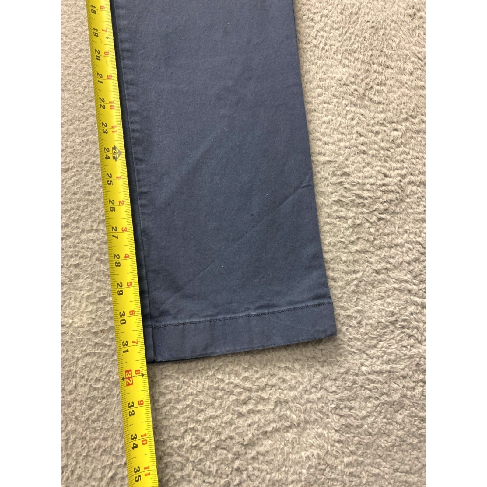 J.Crew VINTAGE J.Crew Men's Slim Pants Casual Travel Chino Indigo Blue 34x32 Size US 34 / EU 50 - 6 Thumbnail