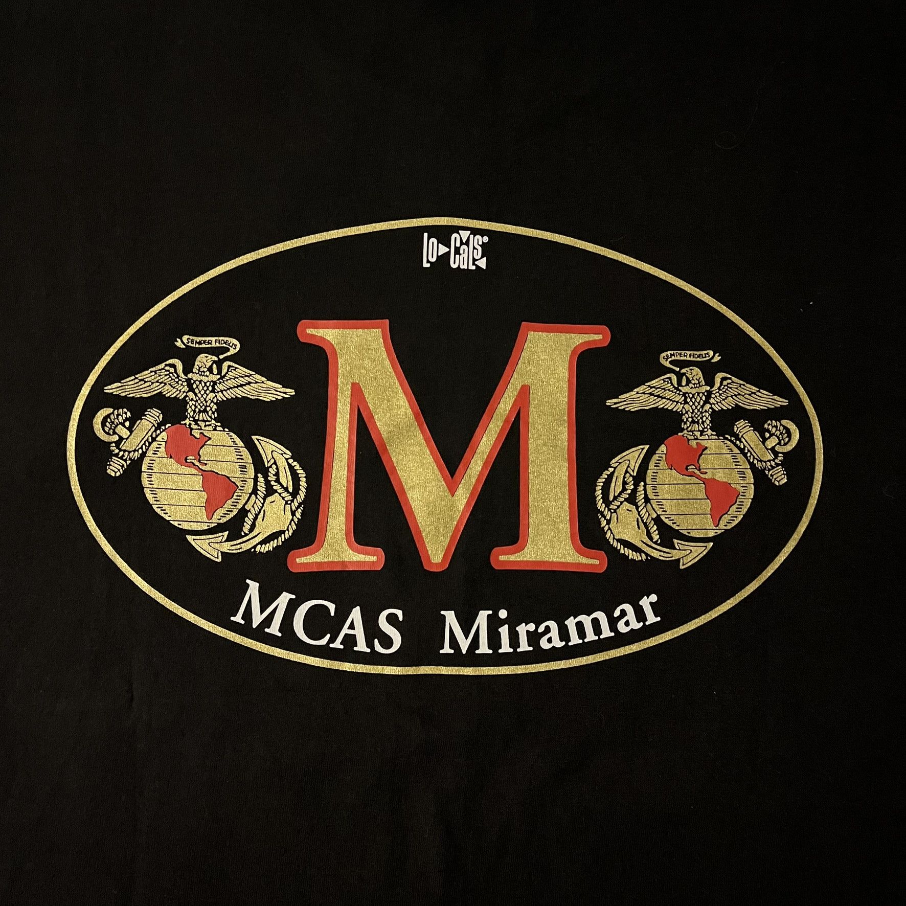 Hanes VTG 00s Marine Corps Air Station Miramar Military Tee Size US XL / EU 56 / 4 - 3 Thumbnail