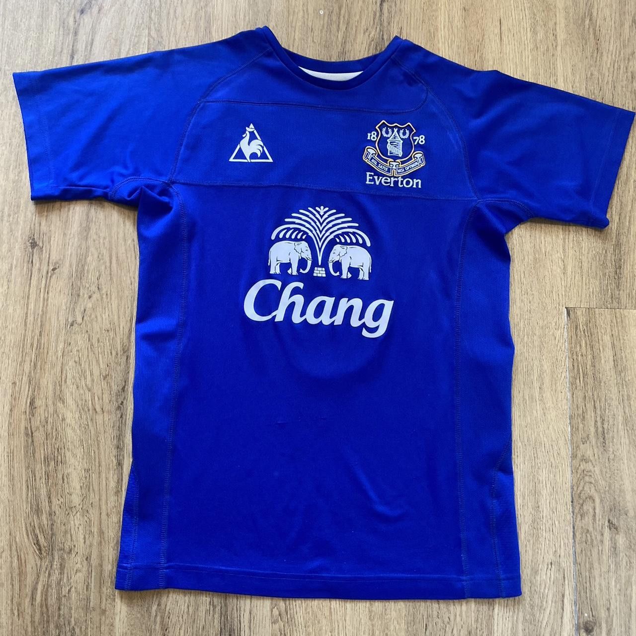Le Coq Sportif 2008-09 *6 Jagielka Everton Home Chang Le Coq Sportif Size US S / EU 44-46 / 1 - 2 Thumbnail
