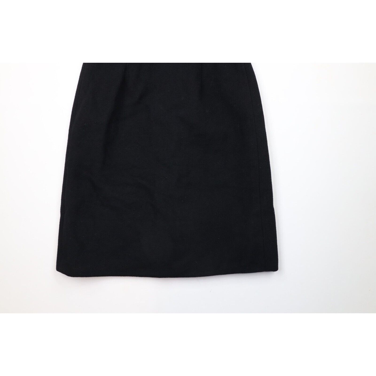 Vintage Vintage 50s 60s Rockabilly Goth Heavyweight Wool Skirt Size 27" / US 4 / IT 40 - 11 Thumbnail