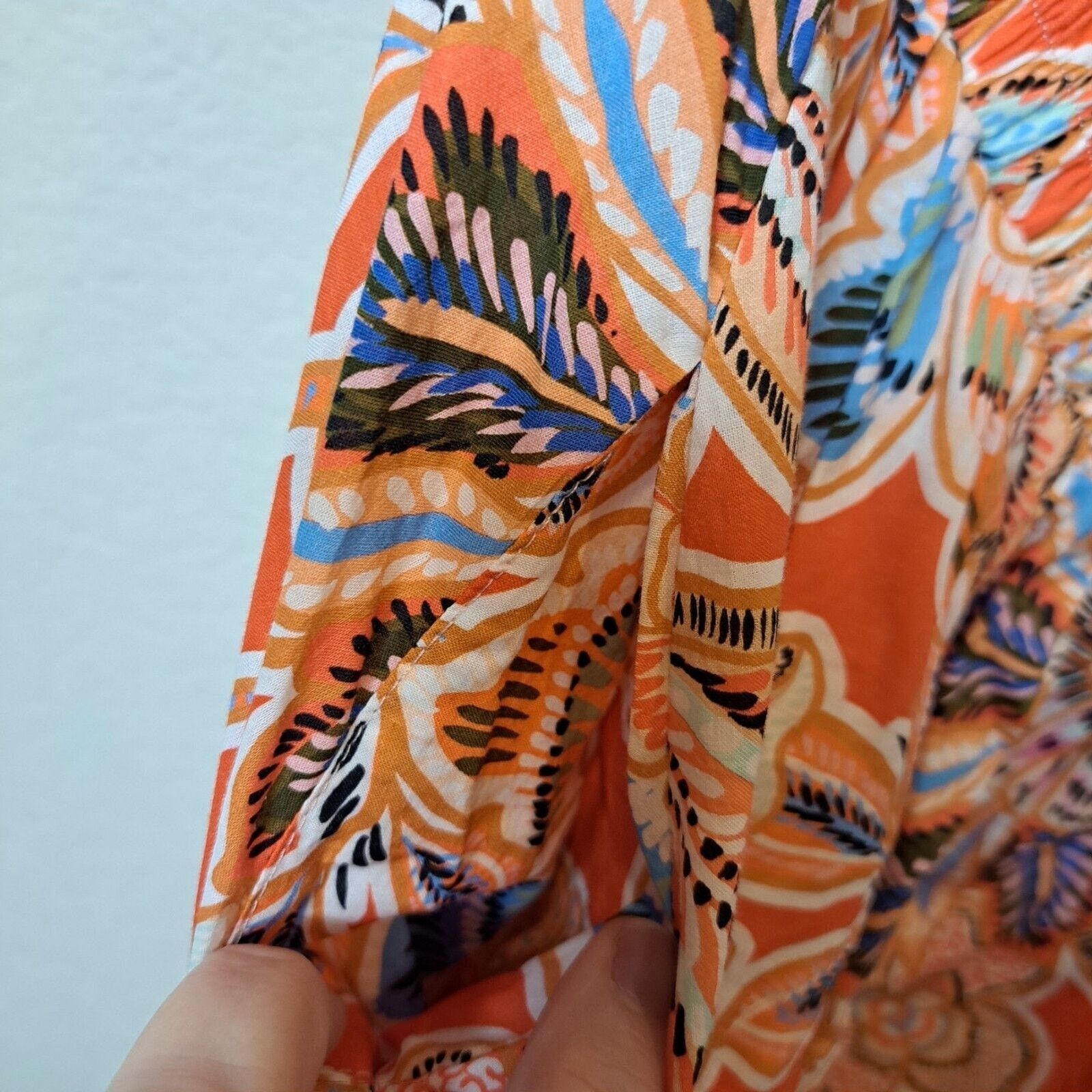 MISA Los Angeles MISA Los Angeles Dana Maxi Dress Tangerine Floral Backless L Size L / US 10 / IT 46 - 9 Thumbnail