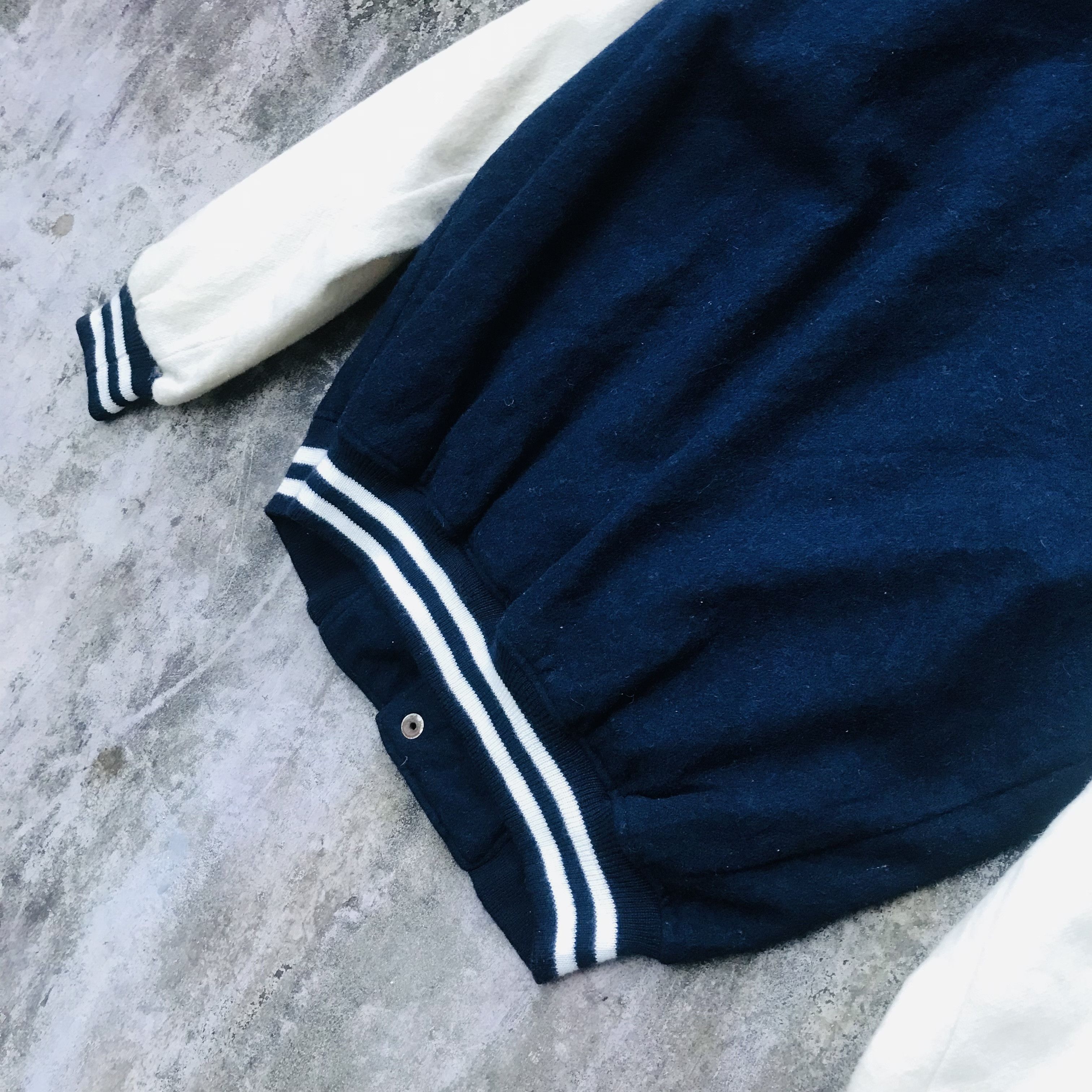 Vintage Vintage Two Tone WooL Varsity Jacket Size US M / EU 48-50 / 2 - 8 Thumbnail