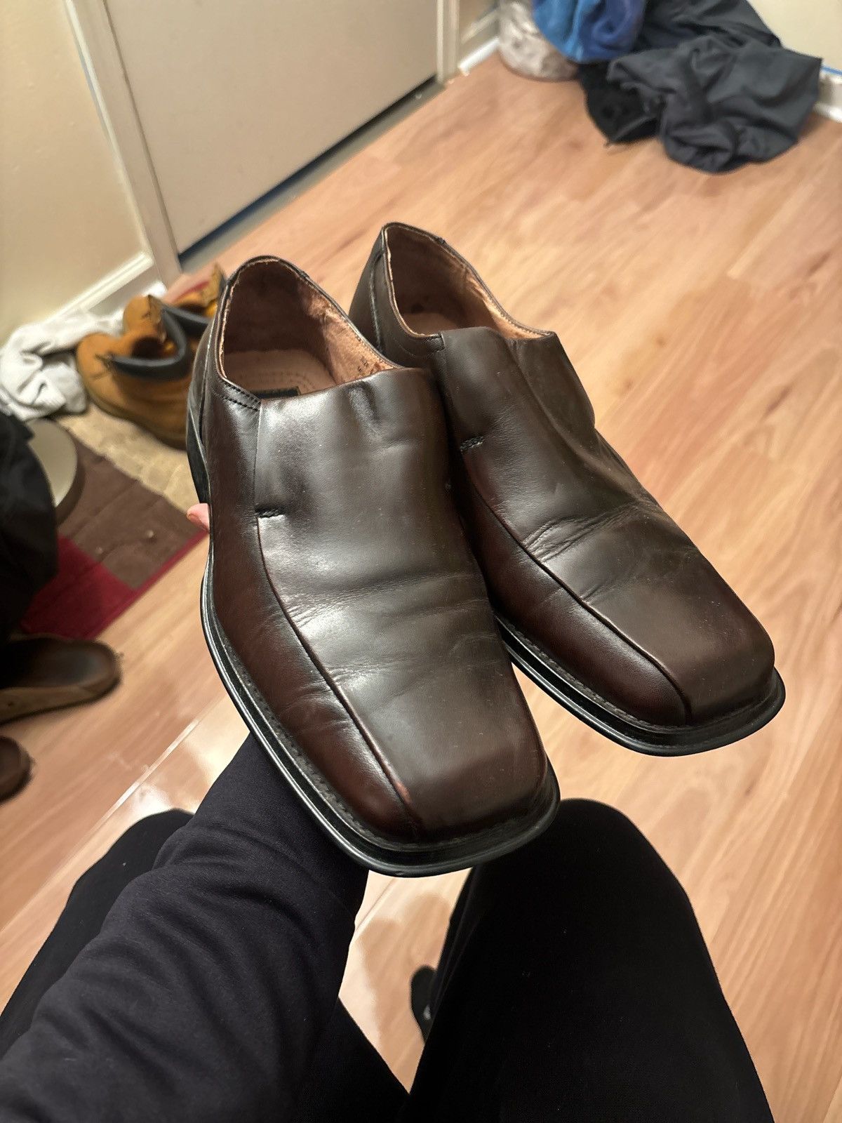Other Brown leather loafers Size US 9.5 / EU 42-43 - 1 Thumbnail