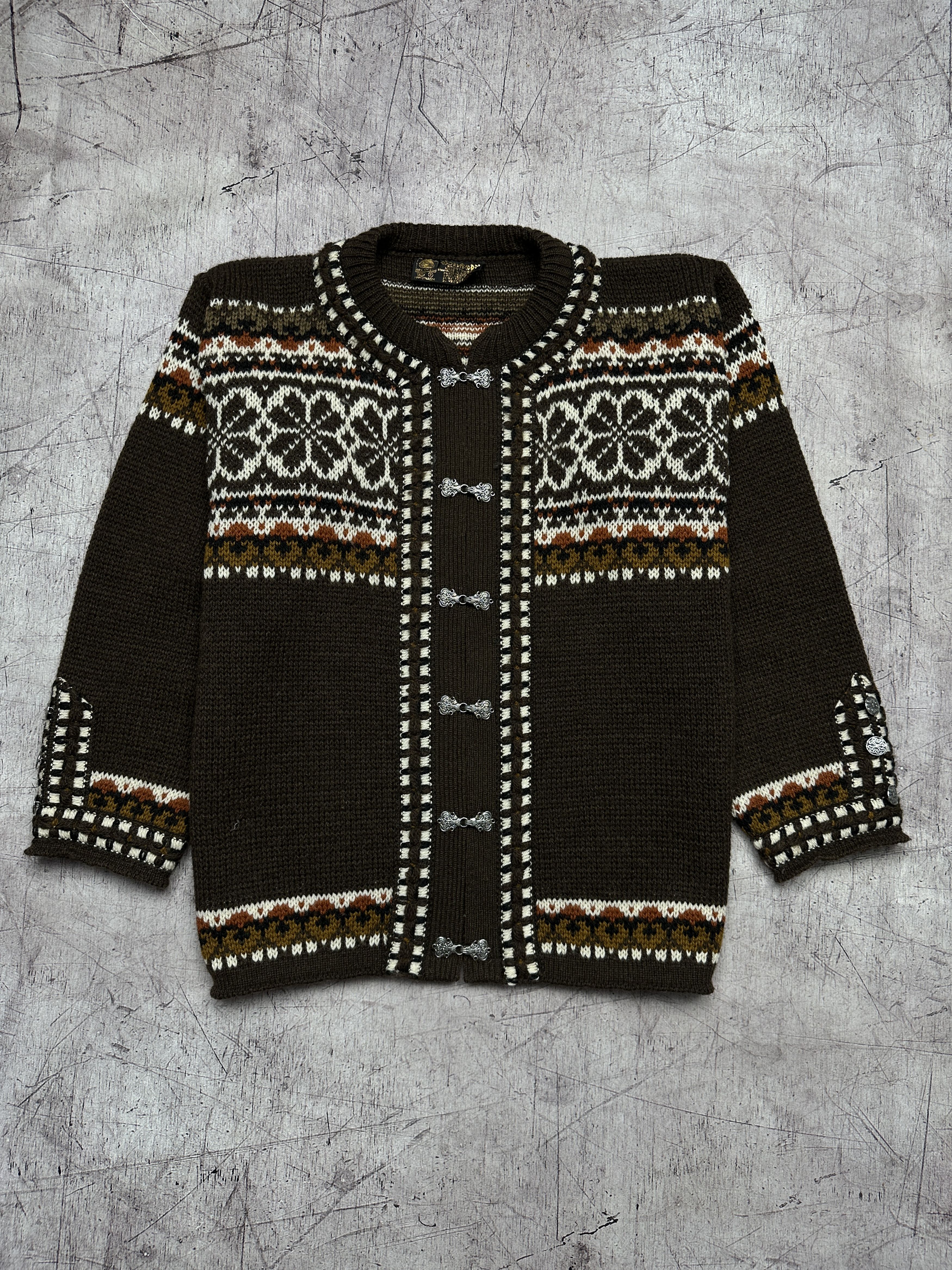 Norlender Norwegian Cardigan Wool Vintage Sweater